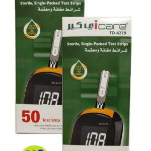 آي كير 50-Piece iCare Blood Glucose Monitor Strips (2 Pack)